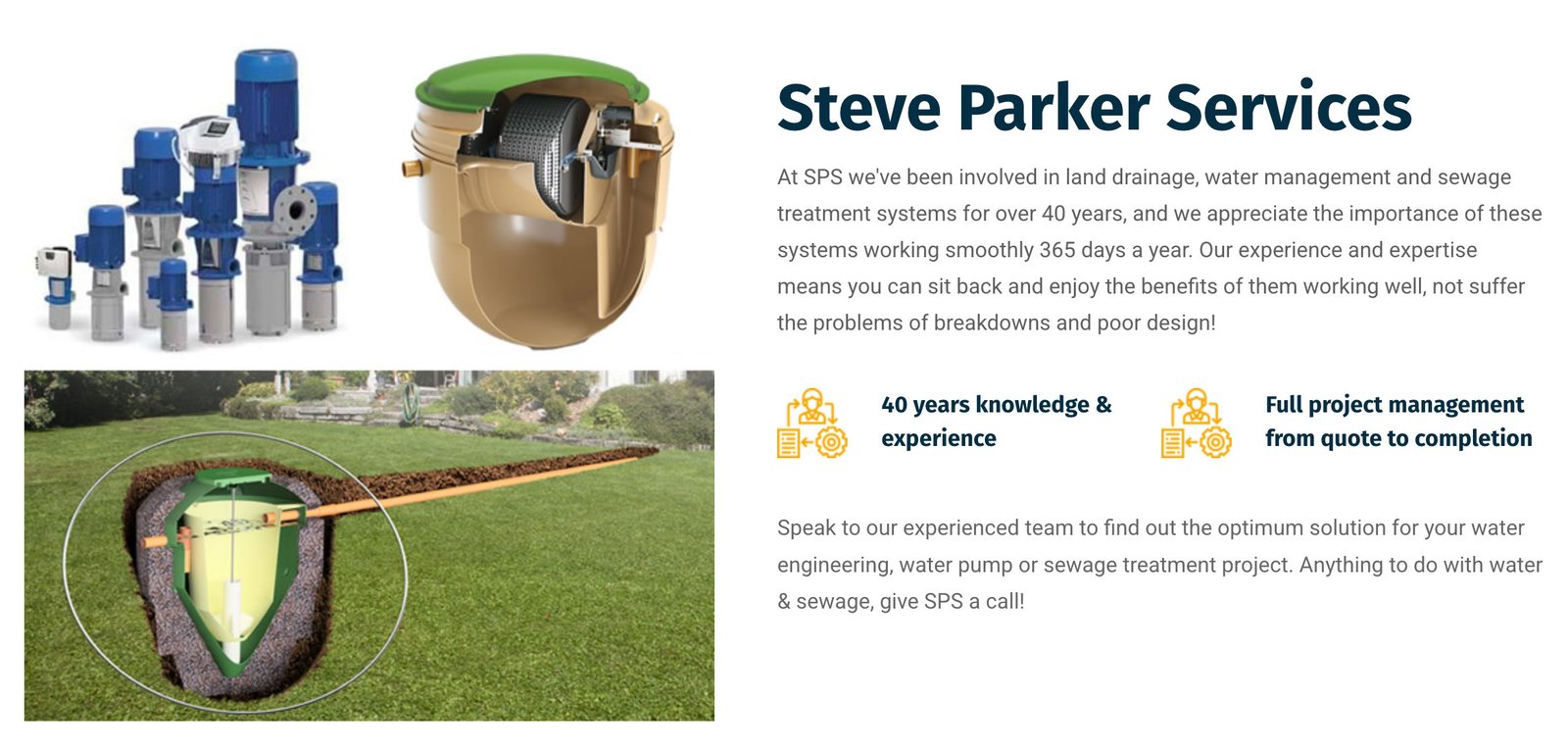 Water Pumps & Sewage Treatment Installation Somerset